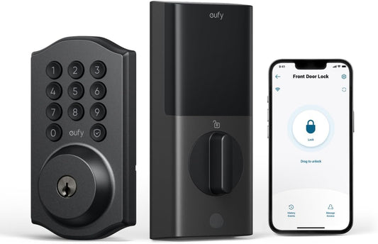 eufy Security Smart Lock C30, cerradura de puerta de entrada sin ll...