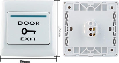 LIBO Kit completo de teclado de control de acceso RFID 125KHz con b...