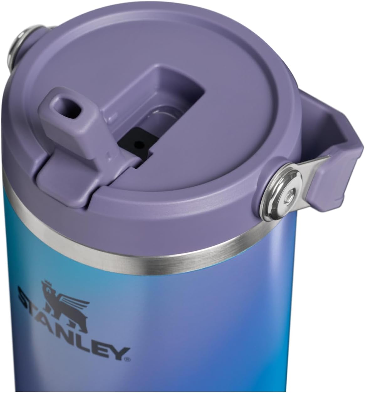 STANLEY IceFlow 2.0 - Vaso con pajita, 30 onzas, espiral de luz de...