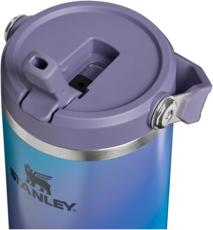 STANLEY IceFlow 2.0 - Vaso con pajita, 30 onzas, espiral de luz de...