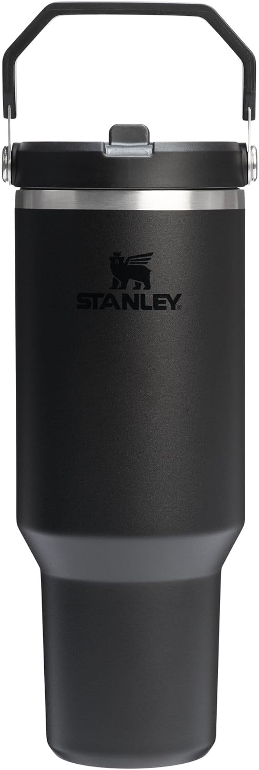 STANLEY IceFlow 2.0 - Vaso con pajita, 40 onzas, color negro 2.0 |...