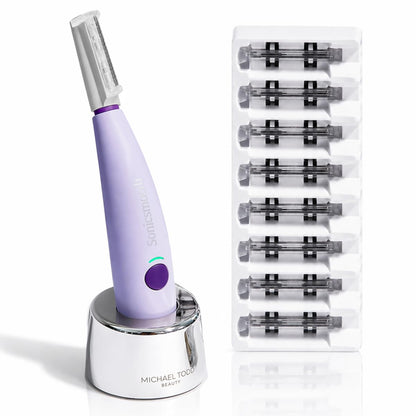 Michael Todd Beauty Sonicsmooth Dermaplane Razor para la cara de la...