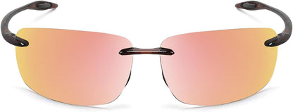 JULI Gafas de sol deportivas para hombres y mujeres, marco Tr90 sin...