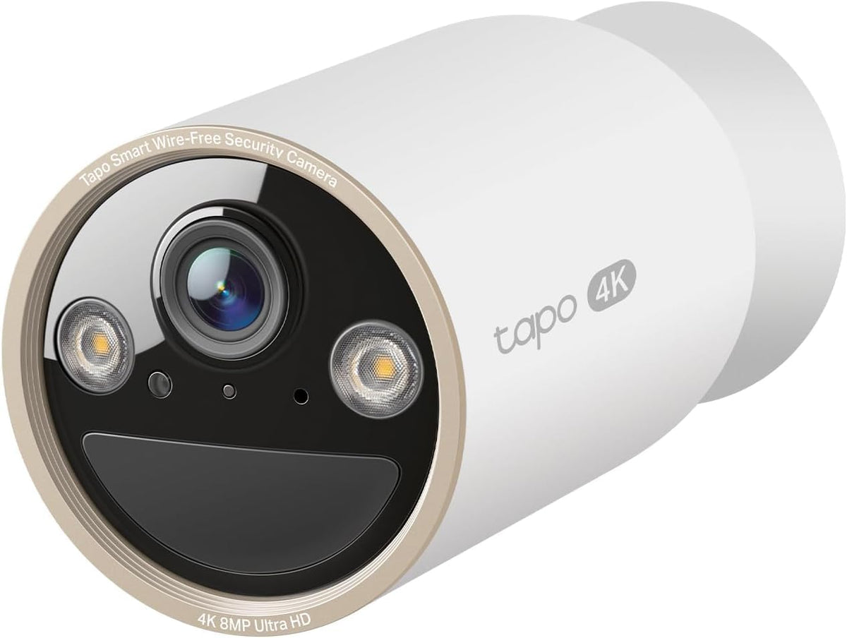 Tapo Cámara de seguridad inalámbrica MagCam 4K para exteriores, mon...