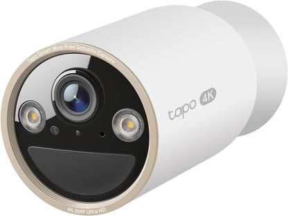 Tapo Cámara de seguridad inalámbrica MagCam 4K para exteriores, mon...