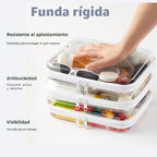 WELPIRT - Bolsas transparentes con cremallera rígida, bolsas transp...