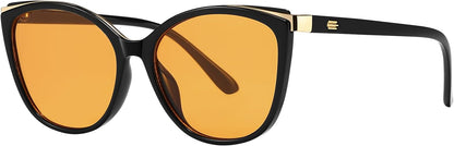 Colrea Gafas de Sol Modernas con Forma de Ojo de Gato para Mujer, E...