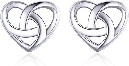 ChicSilver Pendientes celtas para mujer de plata de ley hipoalergén...