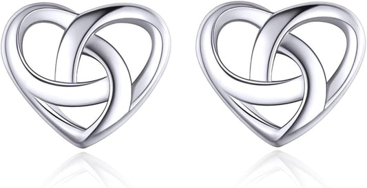 ChicSilver Pendientes celtas para mujer de plata de ley hipoalergén...