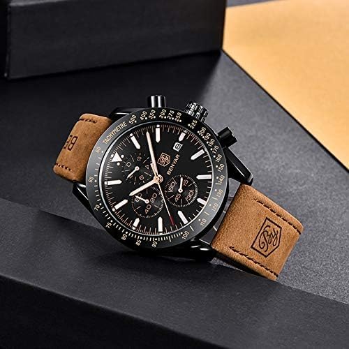 BENYAR Reloj para hombre analógico cronógrafo de cuarzo, impermeabl...