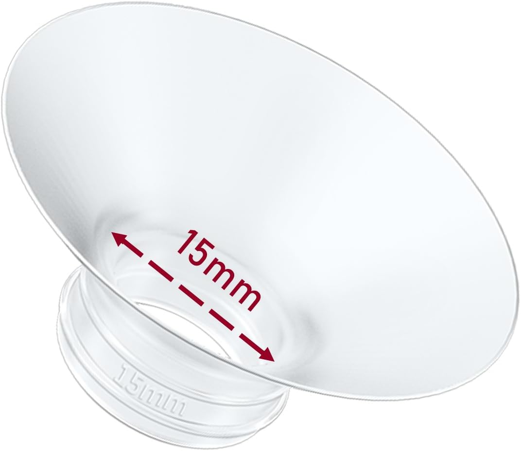 1 pieza de inserto de brida para extractor de leche de 15 mm compat...