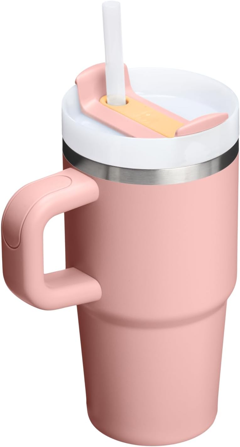 STANLEY Quencher H2.0 Flow State - Vaso de 20 onzas, color rosa mel...