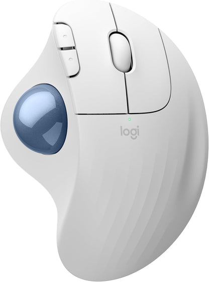 Logitech Ergo M575S Ratón Trackball Inalámbrico Bluetooth - Bola Az...