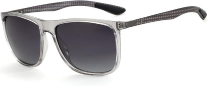 ZENOTTIC Gafas de sol polarizadas cuadradas para hombre, ultraliger...