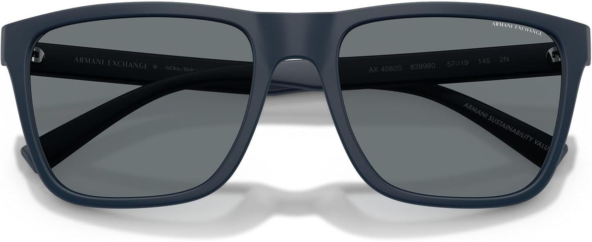 Armani Exchange Ax4080s - Gafas de sol cuadradas para hombre