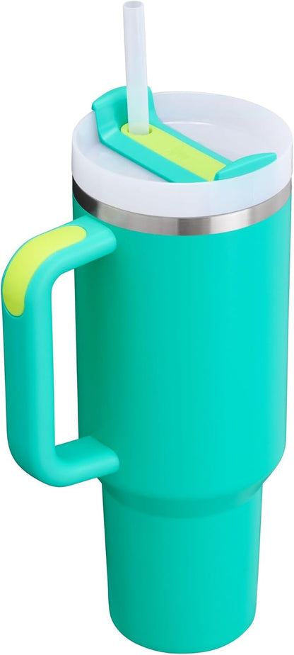 Stanley Quencher H2.0 - Vaso con mango y popote de 40 oz | Tapa Flo...