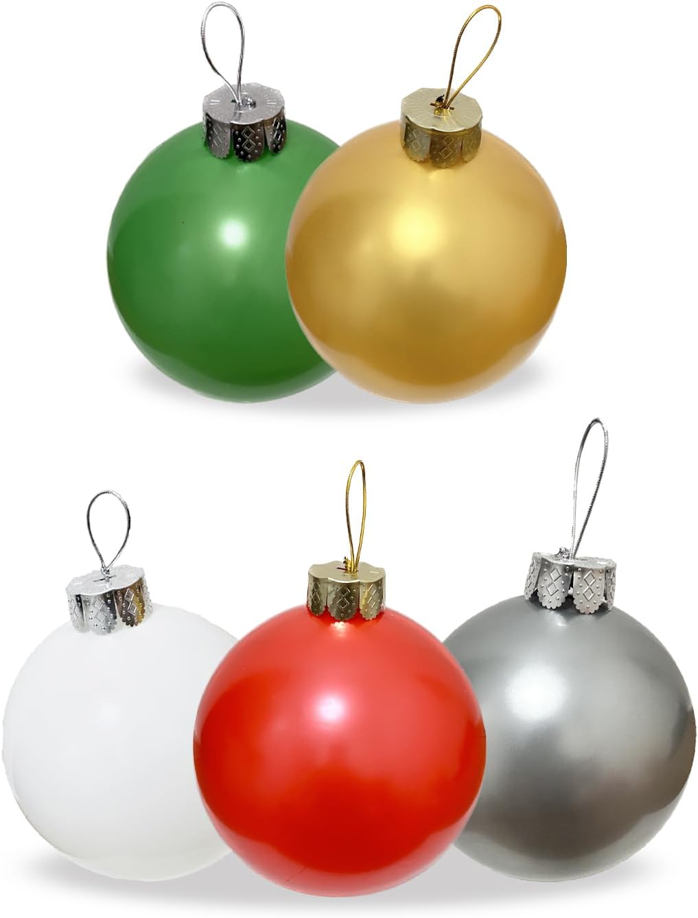 Huoety Bolas inflables de adornos de Navidad, decoración interior y...