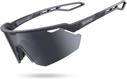 Lamicall Gafas de sol deportivas polarizadas de 0.85 oz para hombre...