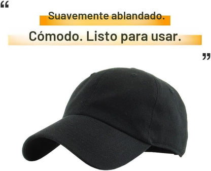 KBETHOS Gorra de béisbol clásica unisex de algodón ajustable con co...