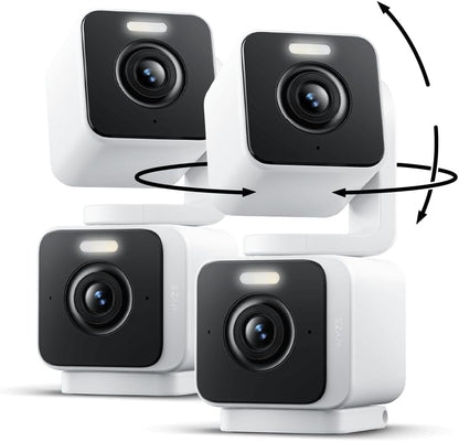 WYZE Duo Cam Pan, paquete de 2 unidades, para interiores y exterior...