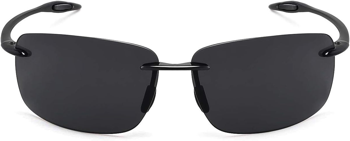 JULI Gafas de sol deportivas para hombres y mujeres, marco Tr90 sin...