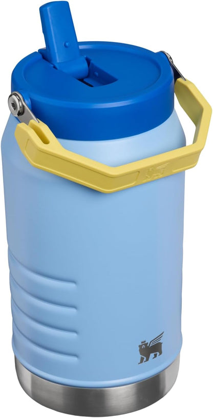 STANLEY IceFlow - Jarra con popote 2.0, 64 onzas, azul almirante de...