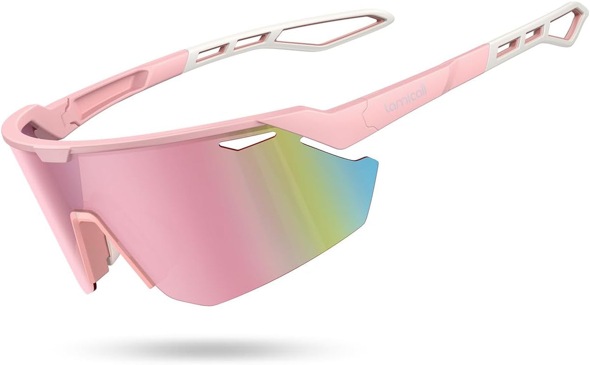 Lamicall Gafas de sol deportivas polarizadas de 0.85 oz para hombre...