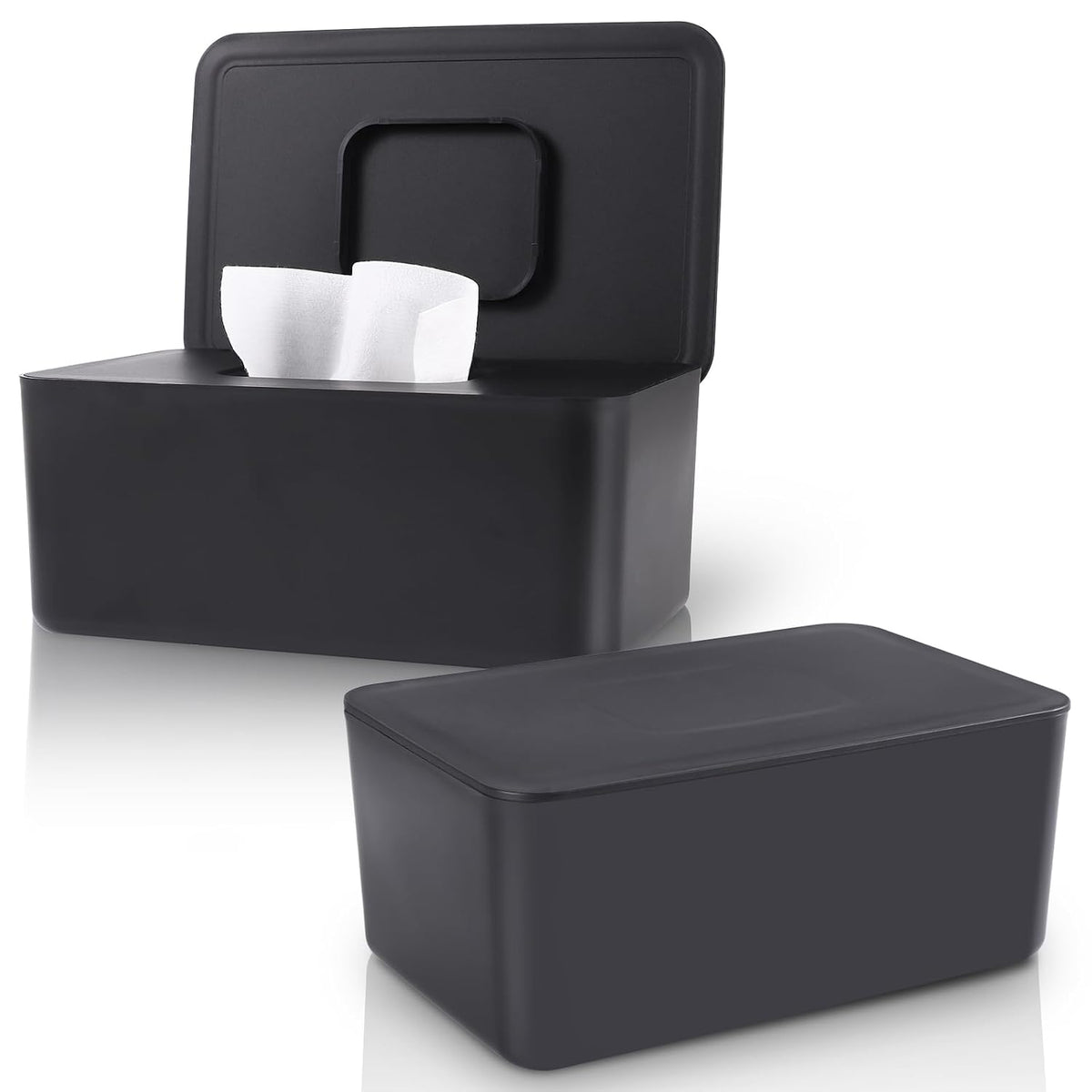 Paquete de 2 dispensadores de toallitas para bebés LEQXGO, estuche...