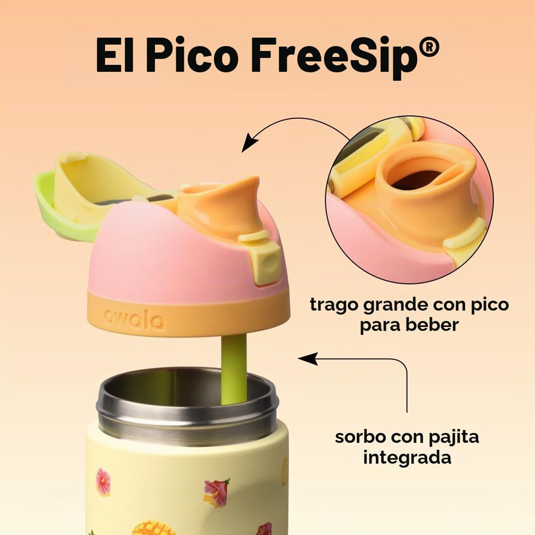 Owala FreeSip - Botella de agua de acero inoxidable de 32 oz Just Ripe