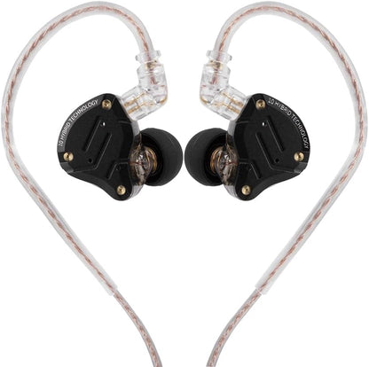 Linsoul KZ ZS10 Pro, Audífonos intraurales HiFi con 5 controladores...