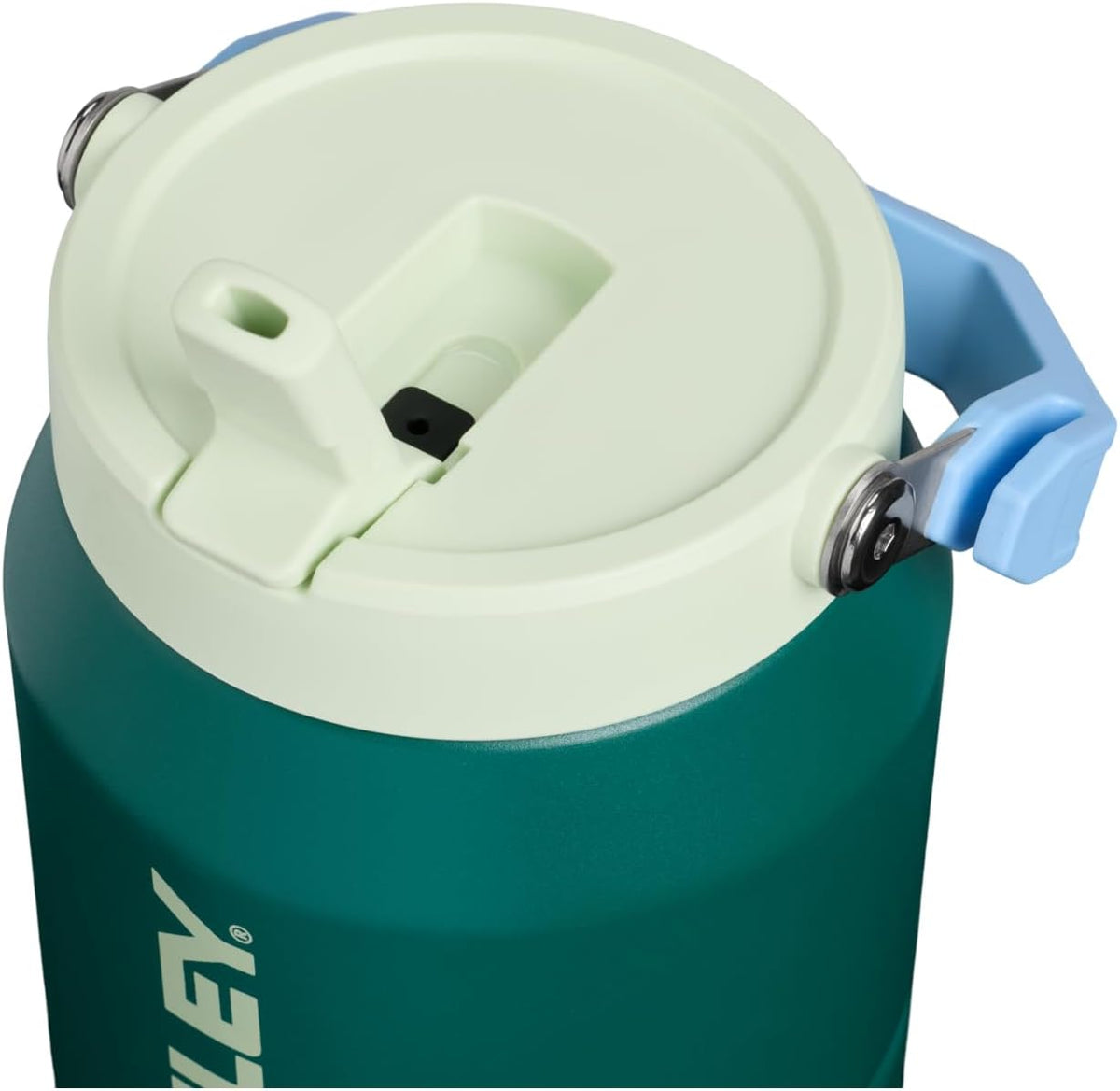 STANLEY IceFlow Flip Straw 2.0 Jarra, 64 oz, Esmeralda Honeydew | A...