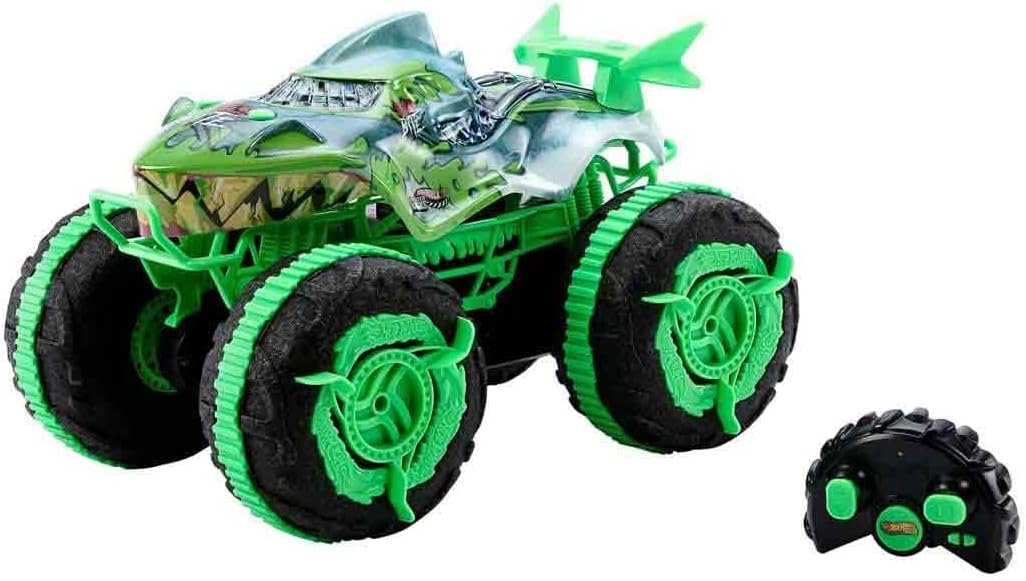 Hot Wheels Monster Trucks Todo Terreno Gran Mordida RC | Juguete de...