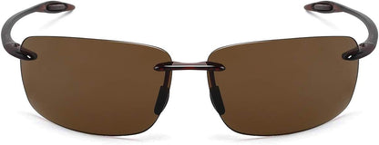 JULI Gafas de sol deportivas para hombres y mujeres, marco Tr90 sin...