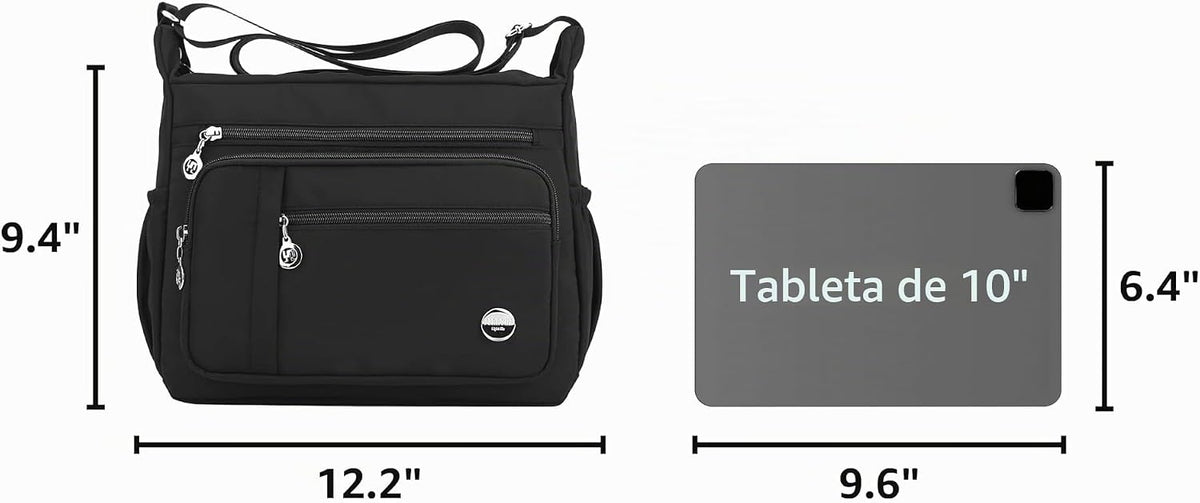MINTEGRA Bolso de mano de hombro para mujer, espacioso bolso cruzad...