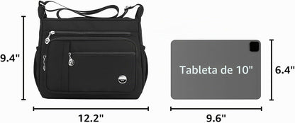 MINTEGRA Bolso de mano de hombro para mujer, espacioso bolso cruzad...