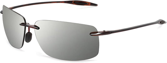 JULI Gafas de sol deportivas para hombres y mujeres, marco Tr90 sin...
