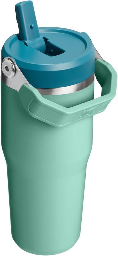 Stanley IceFlow 2.0 - Vaso con pajita, 14 onzas, color verde primav...