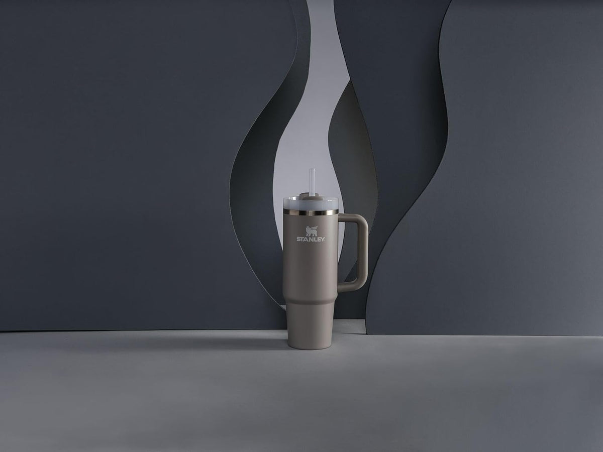Stanley Quencher H2.0 - Vaso de acero inoxidable con asa, pajilla y...