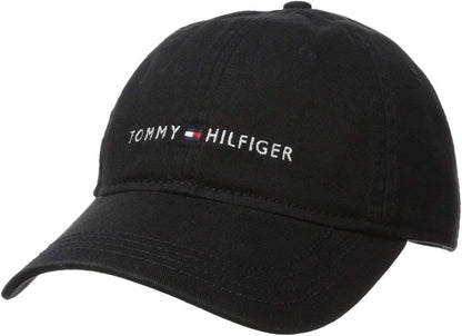 Tommy Hilfiger - Gorra de béisbol ajustable de algodón con logo par...