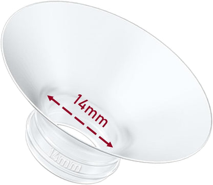 1 pieza de inserto de brida de extractor de leche de 14 mm compatib...