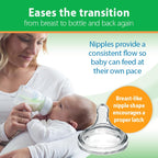 Dr. Brown's Anti-Colic Options+ Juego de biberones de vidrio de...