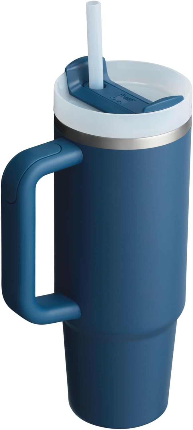 Stanley Quencher H2.0 - Vaso de 30 onzas con asa, pajilla y tapa gi...