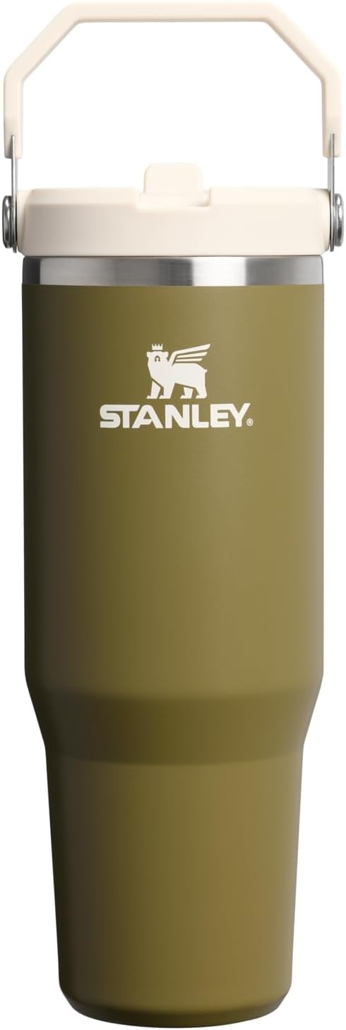 STANLEY IceFlow 2.0 - Vaso con pajita, 30 onzas, tomillo | Asa de f...