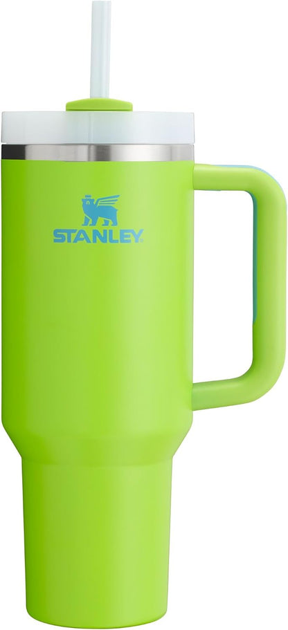 Stanley Quencher H2.0 - Vaso con mango y popote de 40 onzas | Tapa...