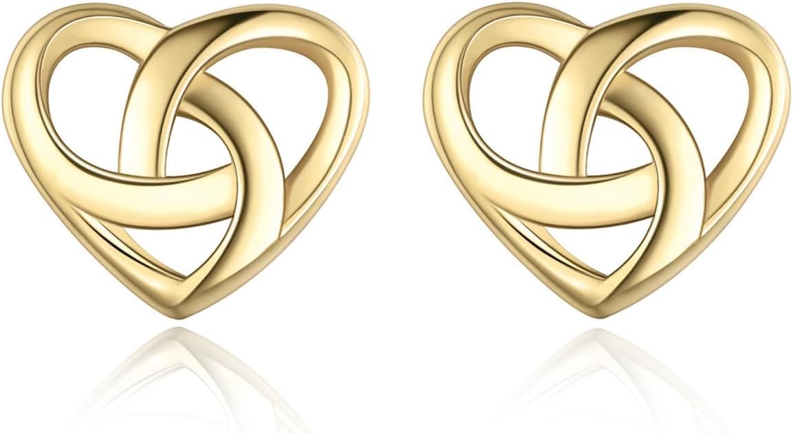 ChicSilver Pendientes celtas para mujer de plata de ley hipoalergén...