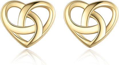 ChicSilver Pendientes celtas para mujer de plata de ley hipoalergén...