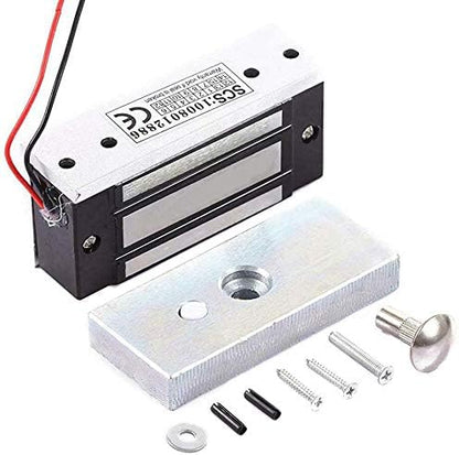 UHPPOTE Cerradura de puerta magnética eléctrica de 130 libras con s...