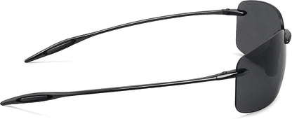 JULI Gafas de sol deportivas para hombres y mujeres, marco Tr90 sin...