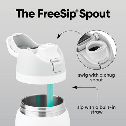 Owala FreeSip - Botella de agua de acero inoxidable de 32 onzas con...