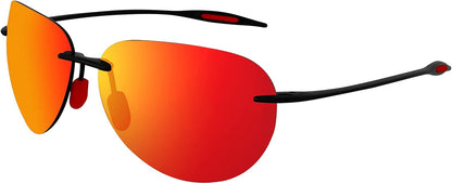 JULI Gafas de sol deportivas para hombres y mujeres, marco Tr90 sin...